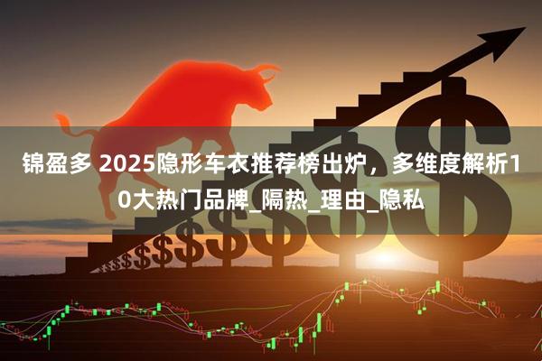 锦盈多 2025隐形车衣推荐榜出炉，多维度解析10大热门品牌_隔热_理由_隐私